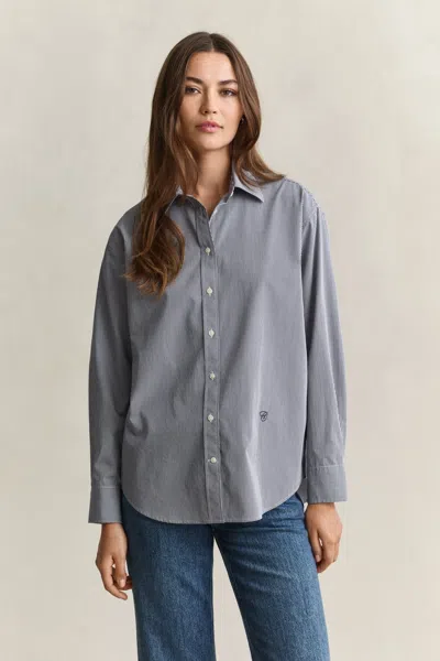Gant Checked Shirt In Gray