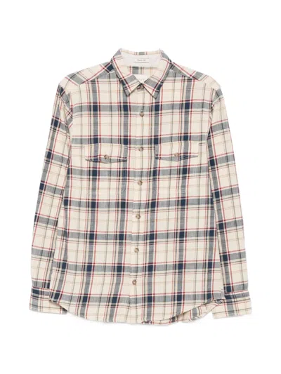 Gant Check-pattern Button-fastening Shirt In Multi