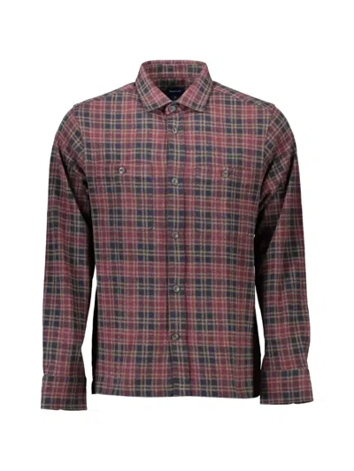 GANT CHECK-PATTERN FLANNEL SHIRT