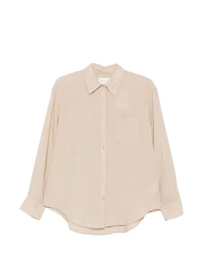 Gant Chest-pocket Button-up Shirt In Neutral