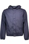 Gant Blue Nylon Jacket In Blue