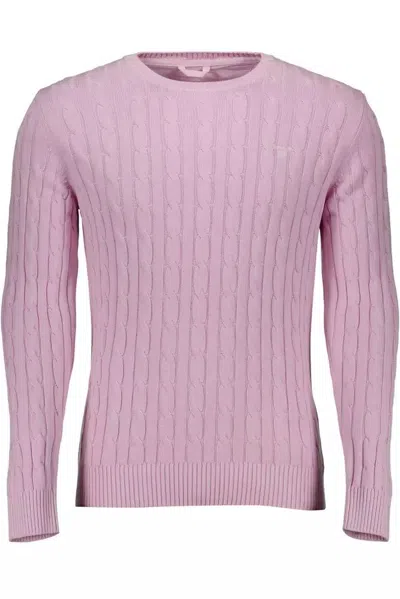 Gant Chic Braided Stitch Sweater For Men's Men In Pink