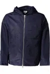 Gant Blue Nylon Jacket In Blue
