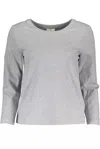 GANT CHIC SIDE-ZIP SWEATSHIRT WITH ELASTANE WOMEN'S BLEND