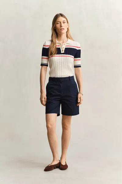 Gant Chino Shorts In Blue