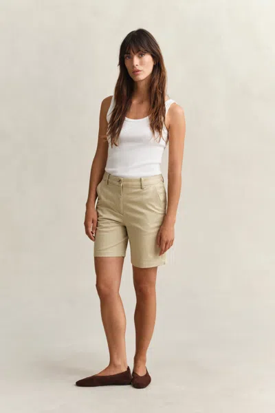 Gant Chino Shorts In Green