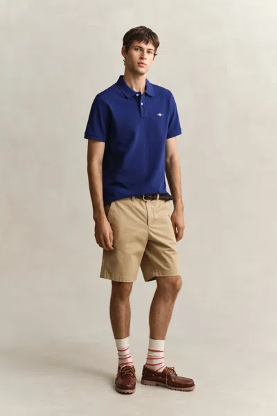 Gant Classic Chino Shorts In Brown