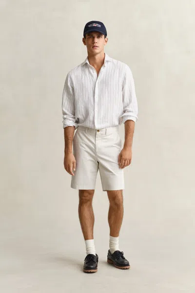 Gant Classic Chino Shorts In Neutral