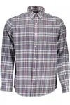 Gant Ele Blue Cotton Button-down Shirt In Blue