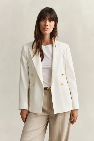Gant Club Blazer In White