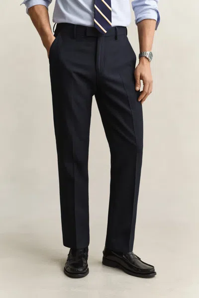 Gant Club Suit Pants In Blue