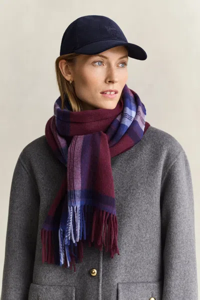 Gant Corduroy Cap In Evening Blue