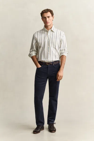 Gant Corduroy Jeans In Evening Blue
