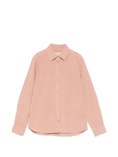 Gant Corduroy Shirt In Pink