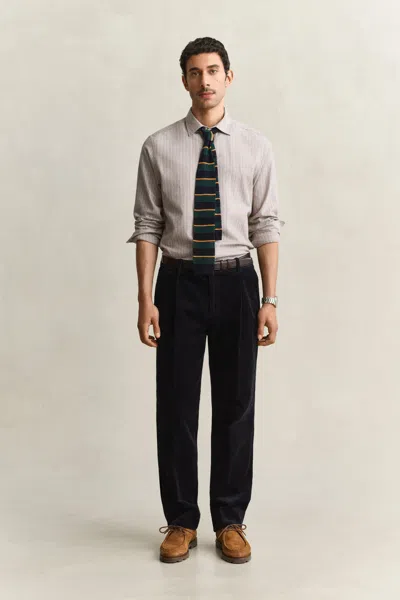 Gant Corduroy Suit Pants In Neutral