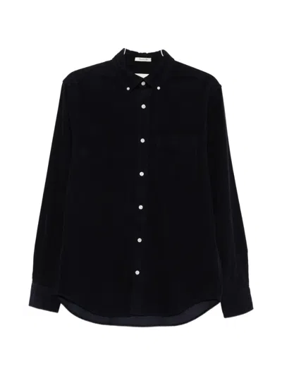 Gant Corduroy-textured Chest-pocket Shirt In Multi