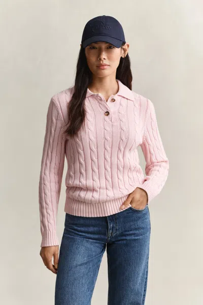 Gant Cotton Cable Knit Sweater