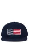 Gant Flag-patch Baseball Cap In Black