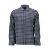 Gant Plaid-pattern Buttoned Shirt In Blue
