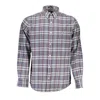 Gant Ele Blue Cotton Button-down Shirt In Blue