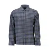 Gant Plaid-pattern Buttoned Shirt In Blue