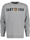 Gant Crest Shield Sweatshirt In Grey