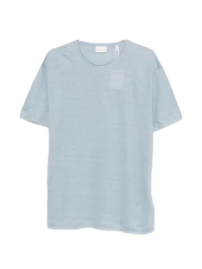 Gant Crew-neck Short-sleeve T-shirt In Blue