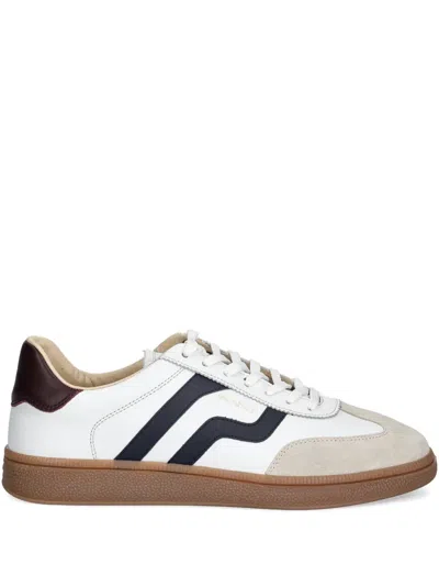 Gant Cuzima Leather Sneakers In White