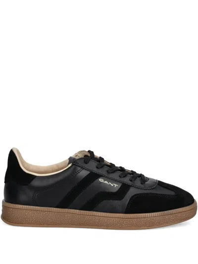 Gant Cuzima Panelled Sneakers In Black