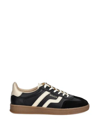 Gant Cuzima Panelled Sneakers In Black