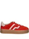 Gant Cuzima Suede Sneakers In 红色