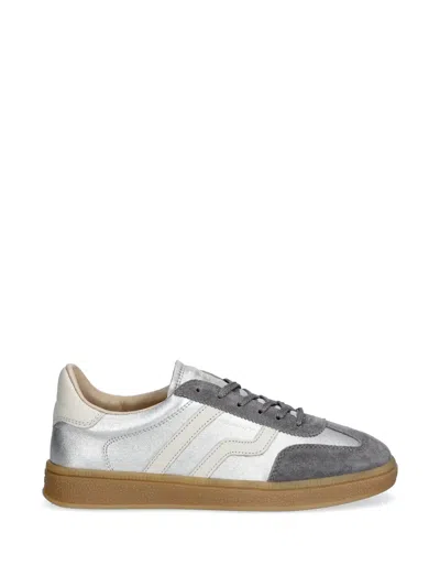 Gant Cuzima Suede Panelled Sneakers In Gray