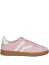 Gant Cuzima Suede Panelled Sneakers In Pink