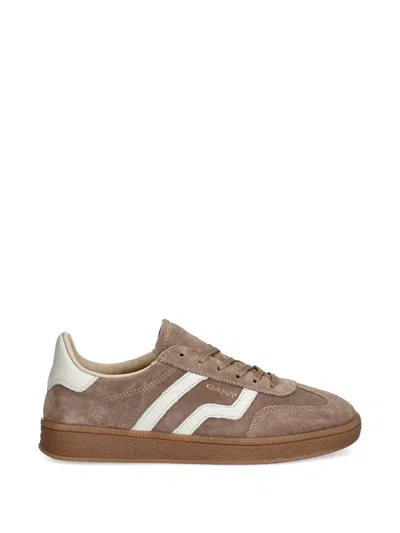 Gant Cuzima Suede Sneakers In Brown