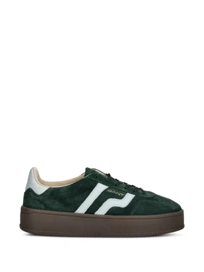 Gant Cuzmani Platform Sneakers In Green