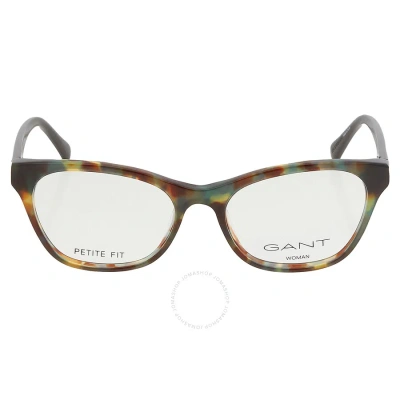 Gant Demo Cat Eye Ladies Eyeglasses Ga4099 056 50 In Green