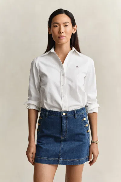 Gant Denim Shirt In Multi
