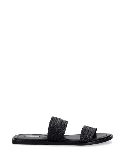Gant Double-strap Flat Sandals In Black