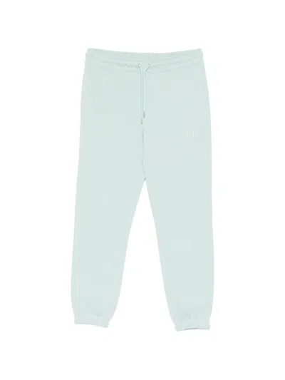 Gant Drawstring-fastening Logo-embroidered Track Pants In Blue