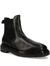 Gant Elastic-panel Leather Boots In Black