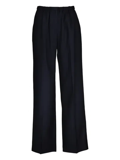 Gant Elasticated-waistband Trousers In Blue