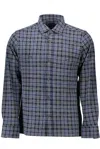 Gant Plaid-pattern Buttoned Shirt In Blue