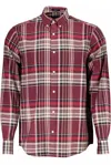 Gant Pink Cotton Shirt In Red