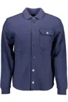 Gant Blue Wool Men Sweater In Blue