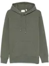 Gant Embossed-logo Hoodie In Green