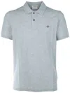 Gant Embroidered Polo Shirt In 灰色