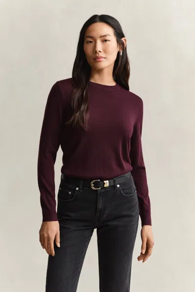 Gant Extra Fine Merino Wool Crew Neck Sweater