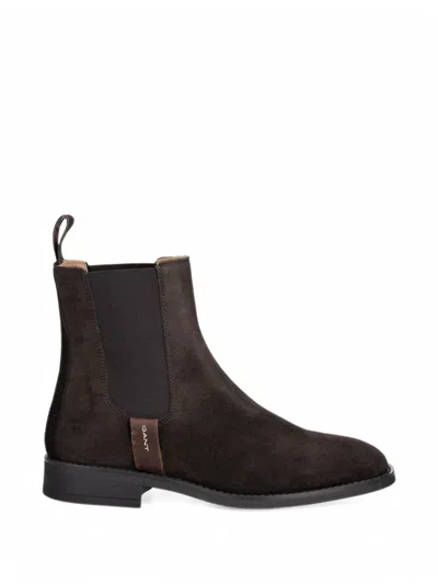Gant Fayy Suede Chelsea Boots In Brown