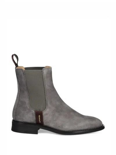 Gant Fayy Suede Chelsea Boots In Gray