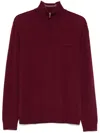 Gant Fine-knit Merino Sweater In Red